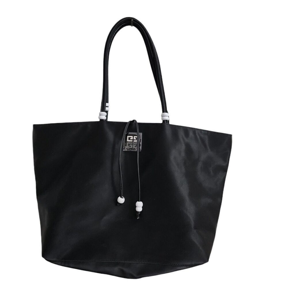 Givenchy Womens Tote Bag Black 100% PVC Parfums‎ Travel Shoulder Bag